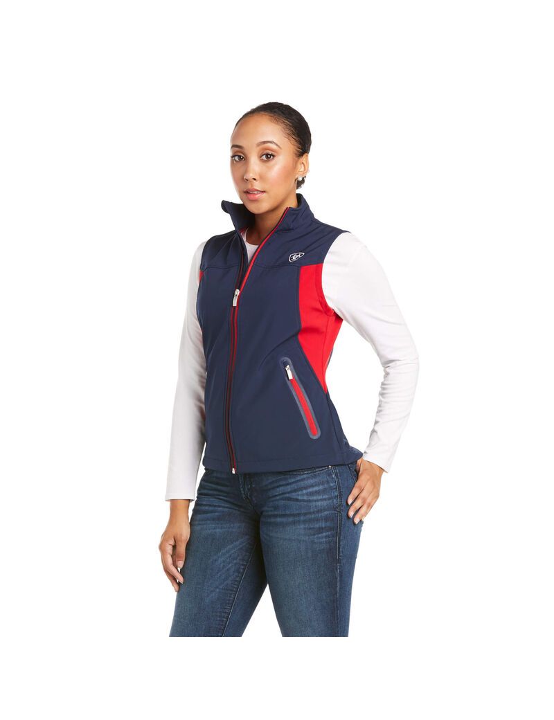 Ariat New Team Softshell Vest Navy | UNFAHZ-780