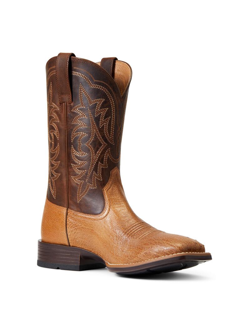 Ariat Night Life Ultra Western Boot Ranger Smooth Quill Ostrich | ZDPQJK-542