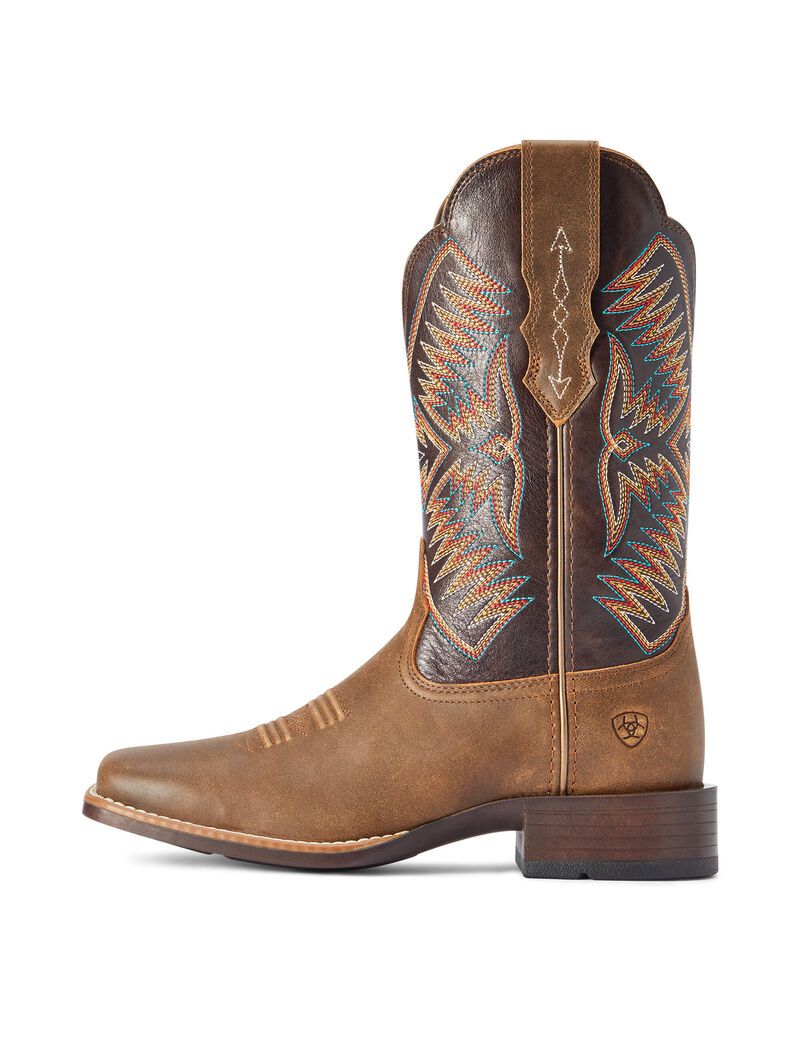 Ariat Odessa StretchFit Western Boot Fateful Brown | CVONLE-568