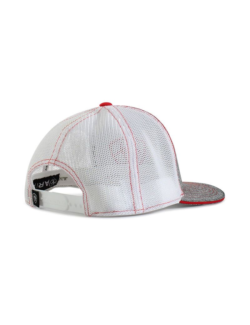 Ariat Offset shield logo cap Red | ZQMJYX-096