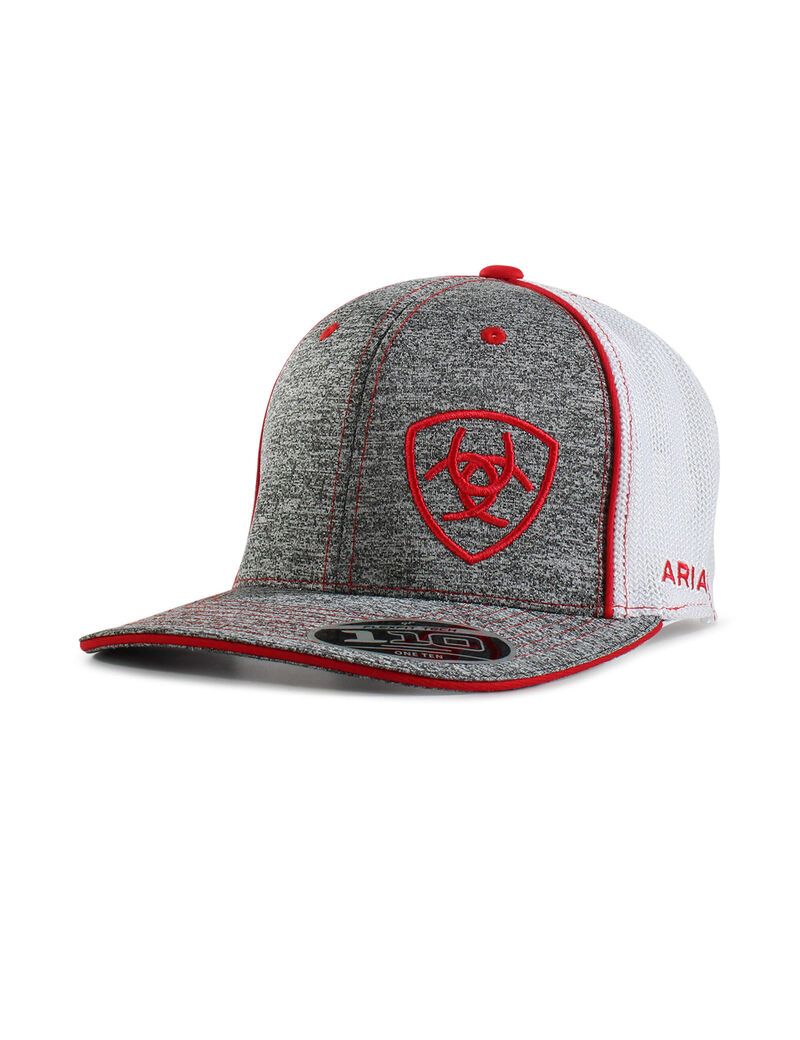 Ariat Offset shield logo cap Red | ZQMJYX-096