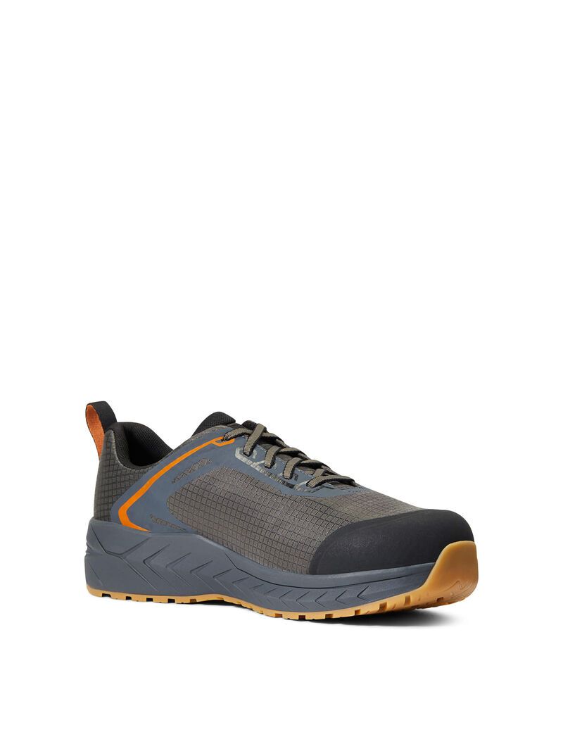 Ariat Outpace Composite Toe Safety Shoe Gunmetal | ZBINMV-568