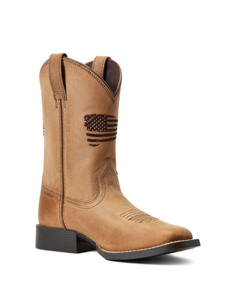 Ariat Patriot II Western Boot Homestead Brown | XGAFSU-803