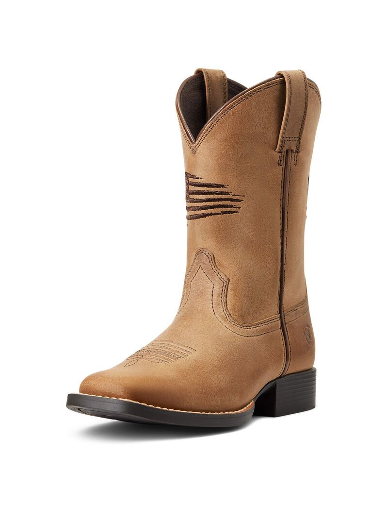 Ariat Patriot II Western Boot Homestead Brown | XGAFSU-803