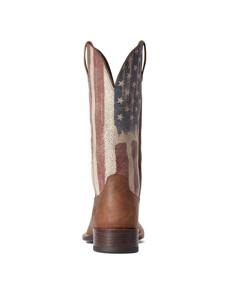 Ariat Patriot Ultra Western Boot Sorrel Crunch | MQBZRH-725