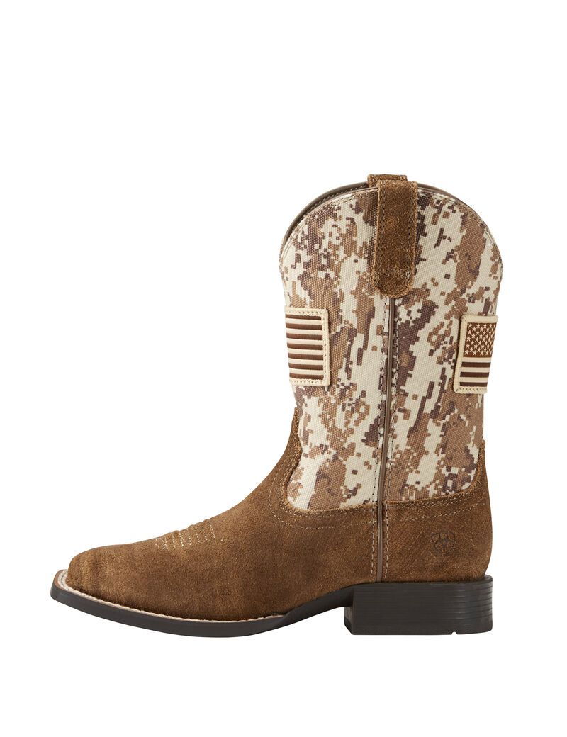 Ariat Patriot Western Boot Antique Mocha/ Sand Camo Print | WIRTLX-286