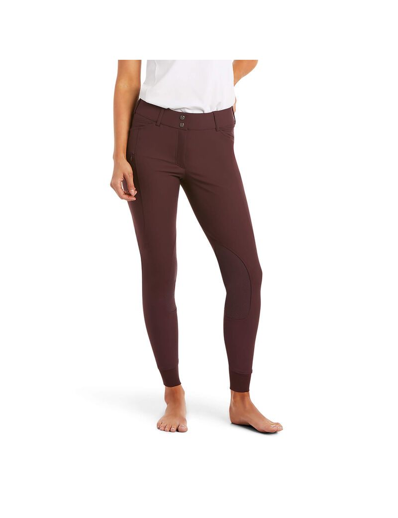 Ariat Prelude Knee Patch Breech Cocoa | LOEGVN-278