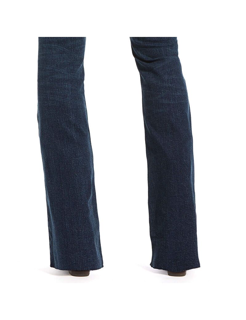 Ariat Premium High Rise Flare Jean Blue Lake | TFKZIG-018