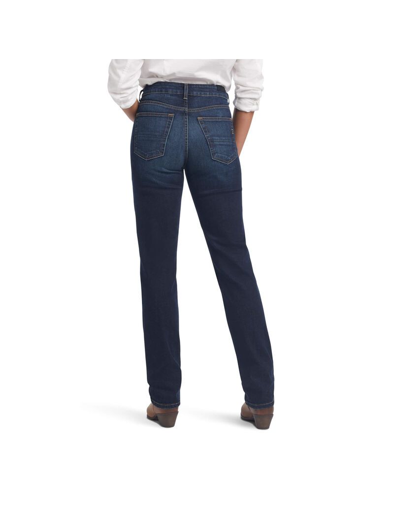 Ariat Premium High Rise Stretch Straight Jean Asmu Michigan | KHJXLE-687