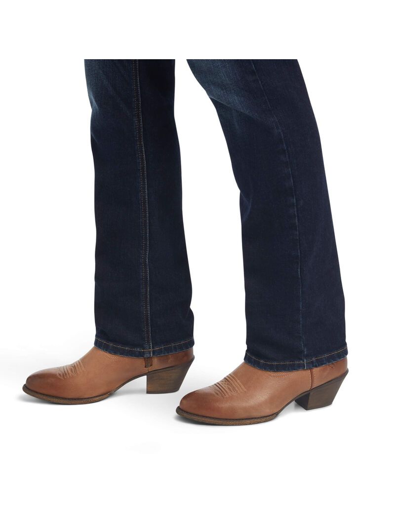 Ariat Premium High Rise Stretch Straight Jean Asmu Michigan | KHJXLE-687