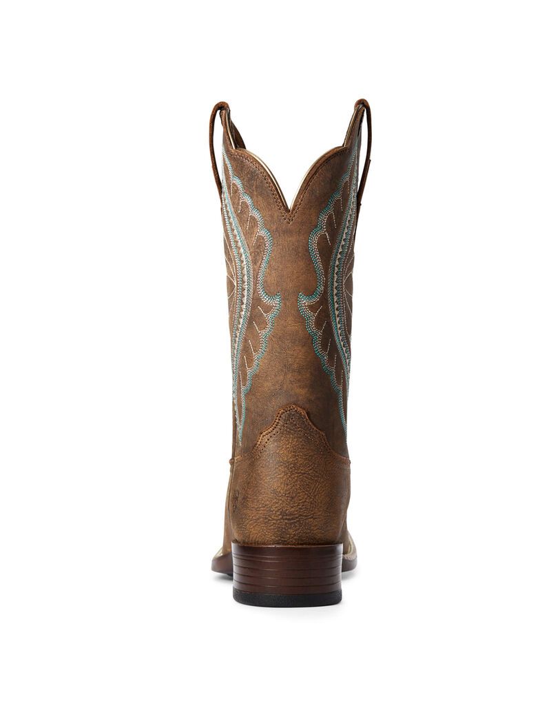 Ariat PrimeTime Western Boot Tack Room Brown | MRQLDV-065