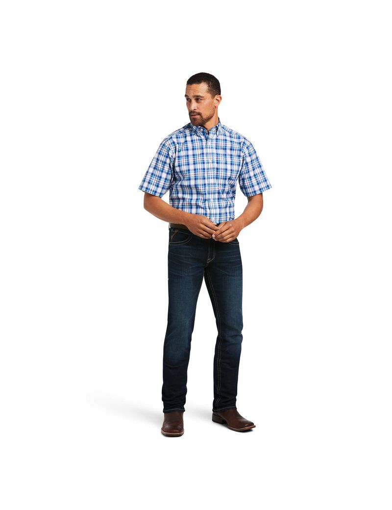 Ariat Pro Series Gregorio Fitted Shirt White | RUHIVN-984