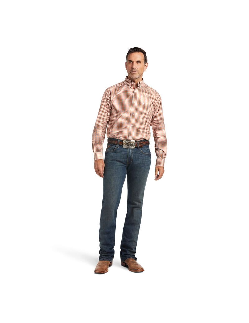 Ariat Pro Series Kash Classic Fit Shirt Caramel Cafe | BIDSKL-659