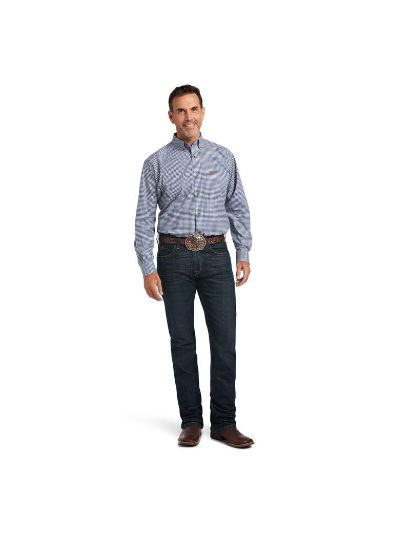 Ariat Pro Series Kayson Stretch Classic Fit Shirt Skyfall | DEPTJF-527