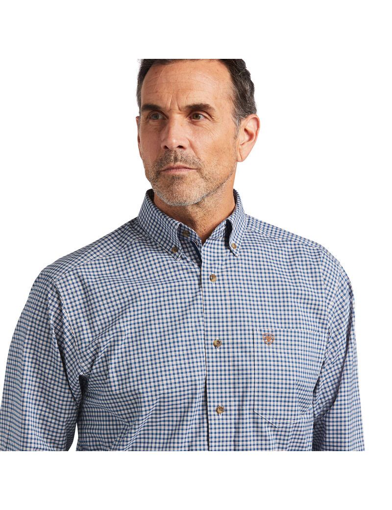 Ariat Pro Series Kayson Stretch Classic Fit Shirt Skyfall | DEPTJF-527