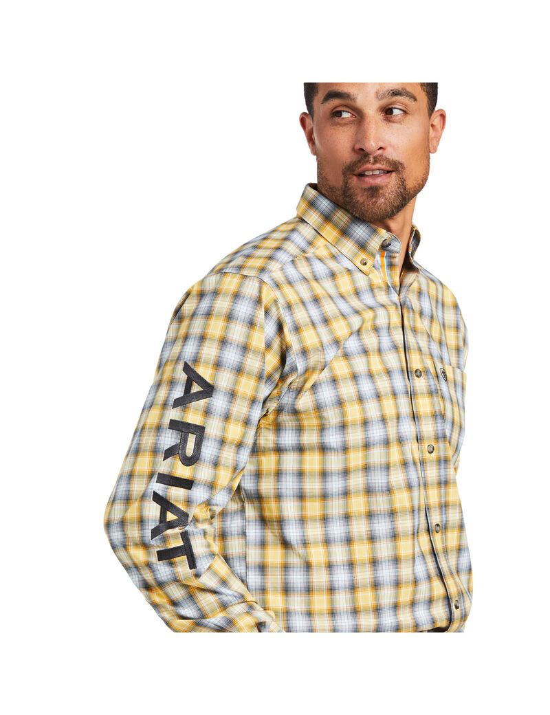 Ariat Pro Series Team Olen Classic Fit Shirt Local Honey | PSBCZW-218