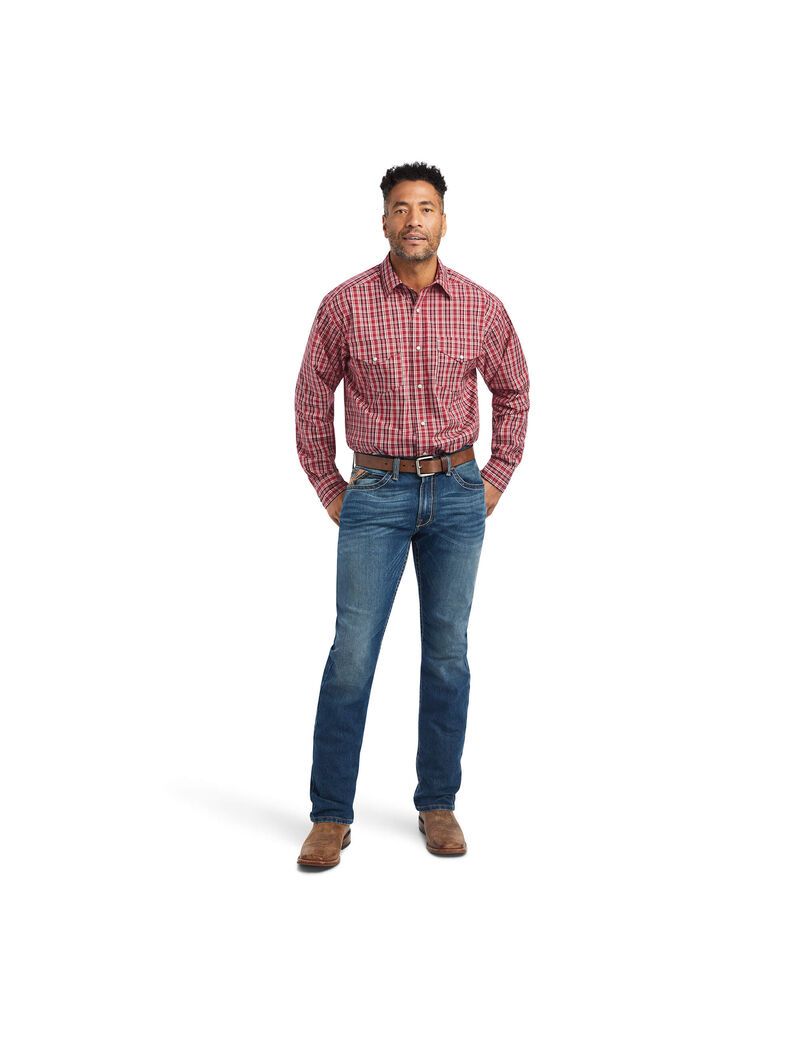 Ariat Pro Series Witten Classic Fit Shirt Rio Red | NTYDCV-325