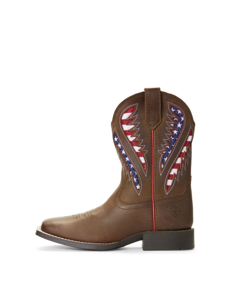 Ariat Quickdraw VentTEK Western Boot Cowboy Brown | RFYCXP-138