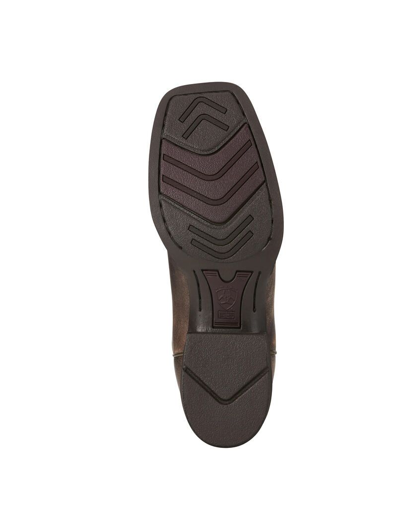 Ariat Quickdraw Western Boot Tack Room Chocolate | WLITNX-328