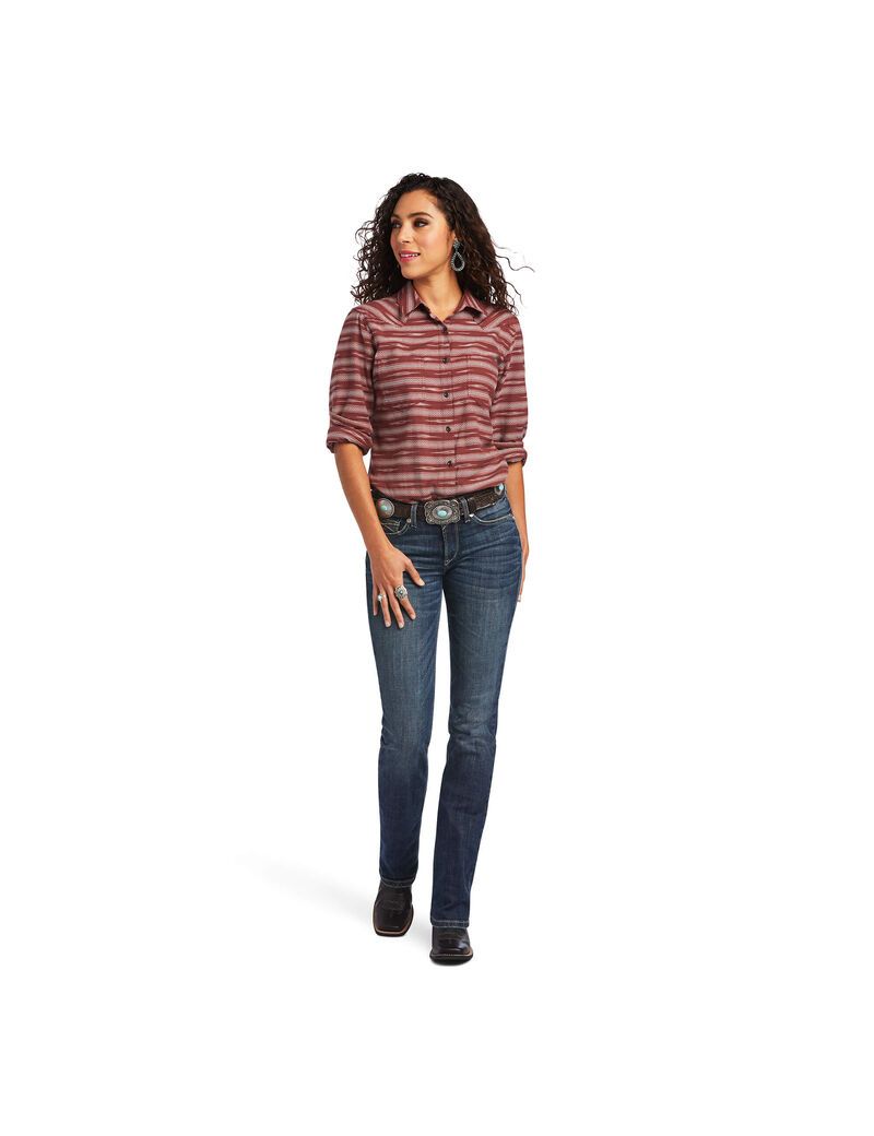 Ariat REAL Billie Jean Shirt Ikat Jacquard | CEJOWD-319