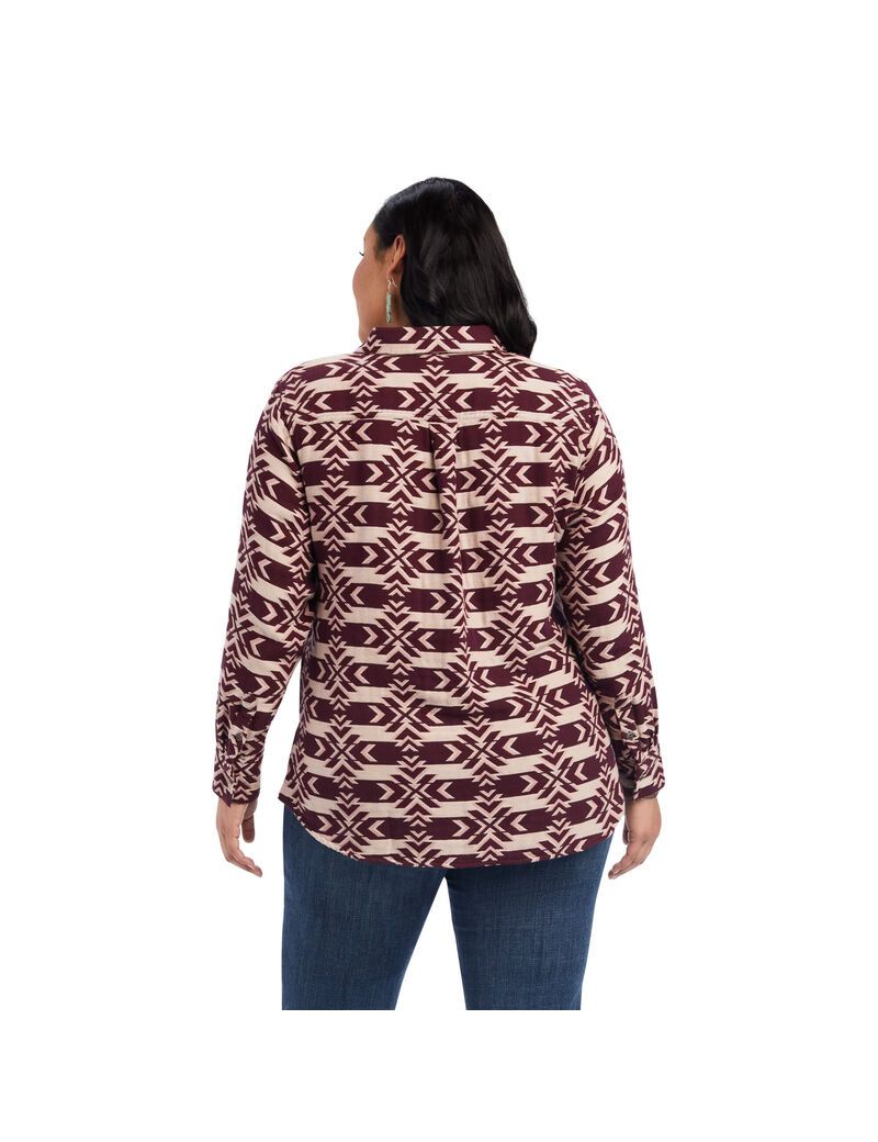 Ariat REAL Billie Jean Shirt North Star Jacquard | VHTACD-716