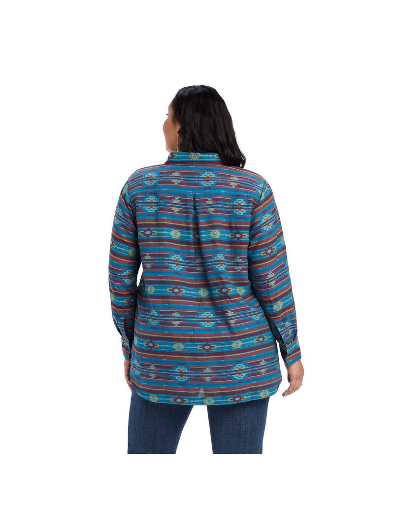 Ariat REAL Billie Rae Shirt Celestial Southwest Jacquard | PIVUFN-439