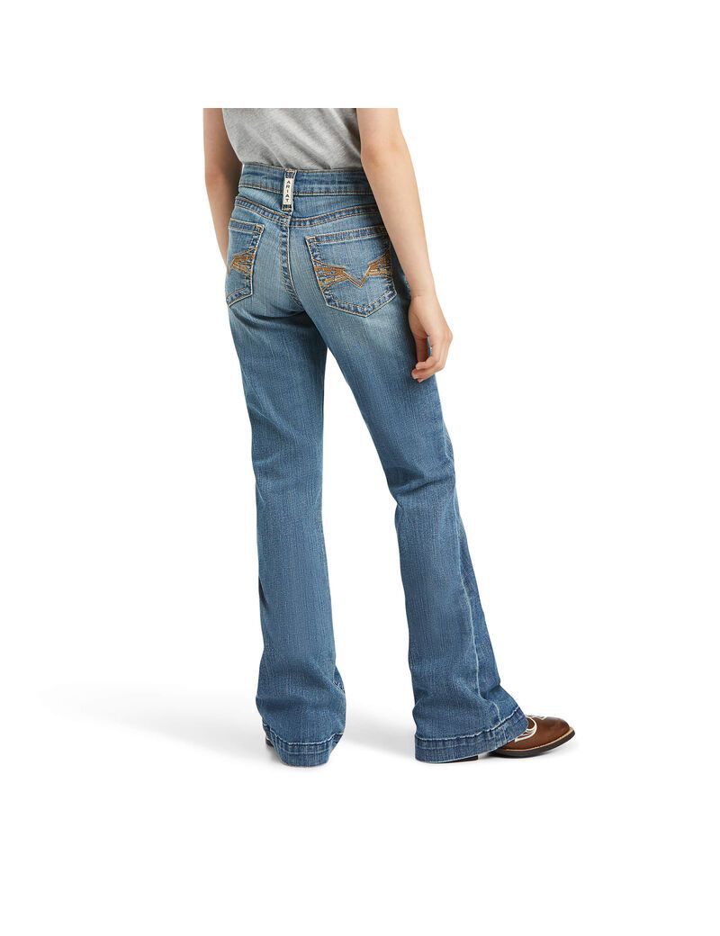 Ariat R.E.A.L. Allessandra Wide Leg Jean Antartica | EBDKYO-905