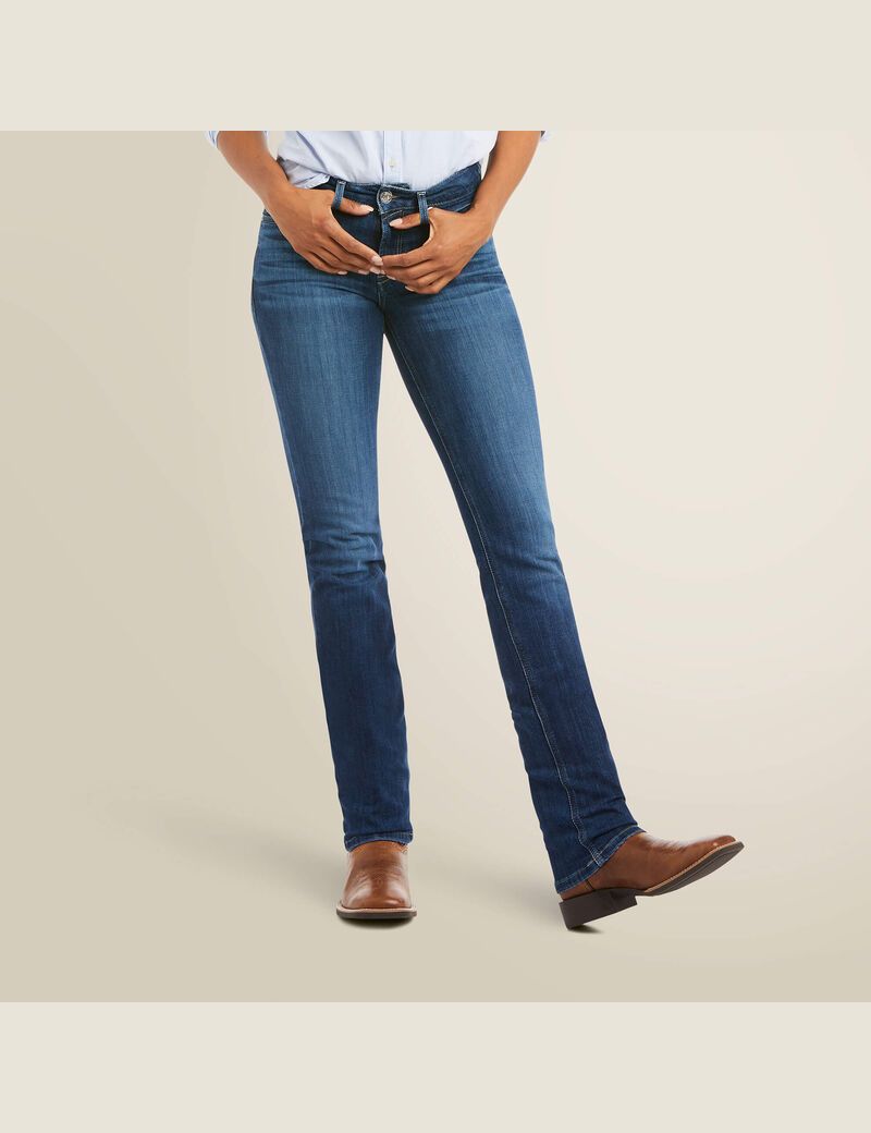 Ariat R.E.A.L. Perfect Rise Abby Straight Jean Mackenzie | KVBPAE-581