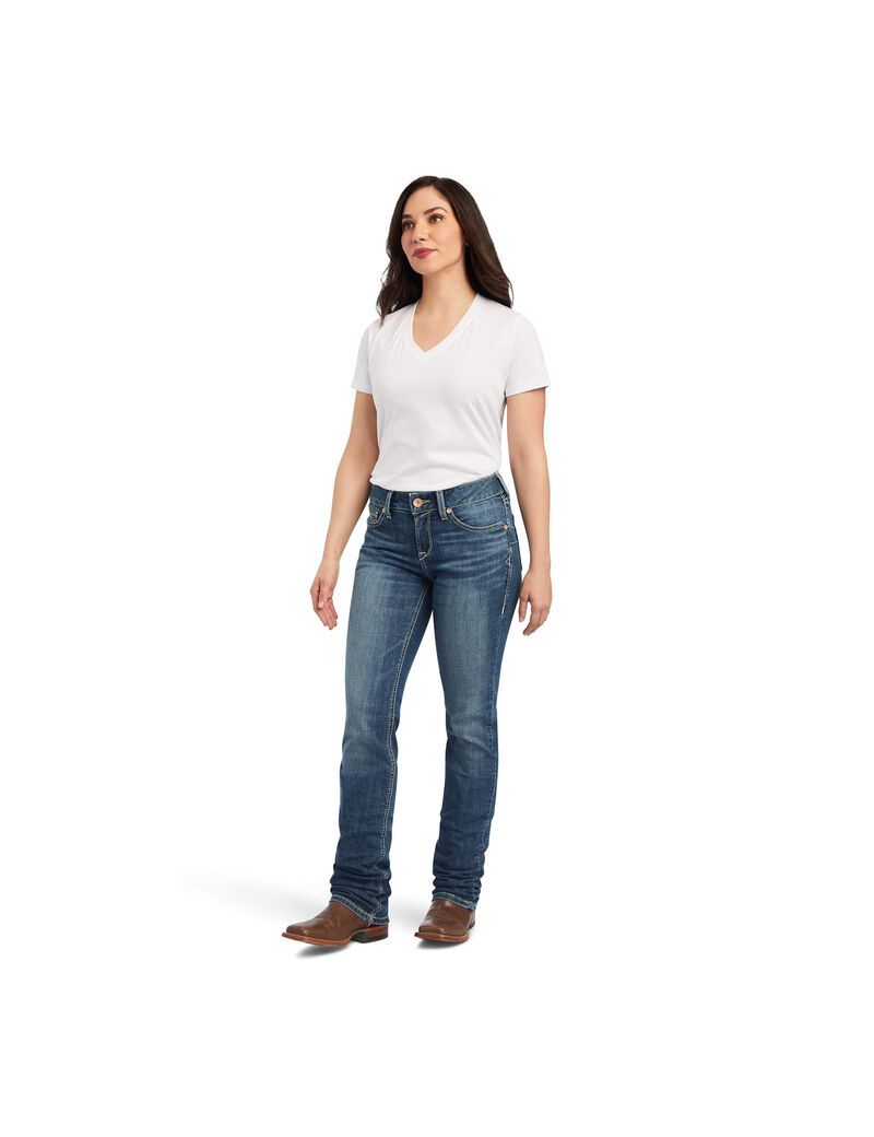 Ariat R.E.A.L. Perfect Rise Daphne Straight Jean Torrance | XLYBVE-519