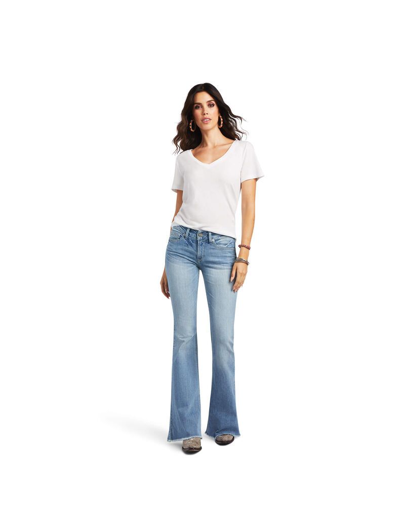 Ariat R.E.A.L. Perfect Rise Regina Flare Jean Colorado | WKBJPX-524