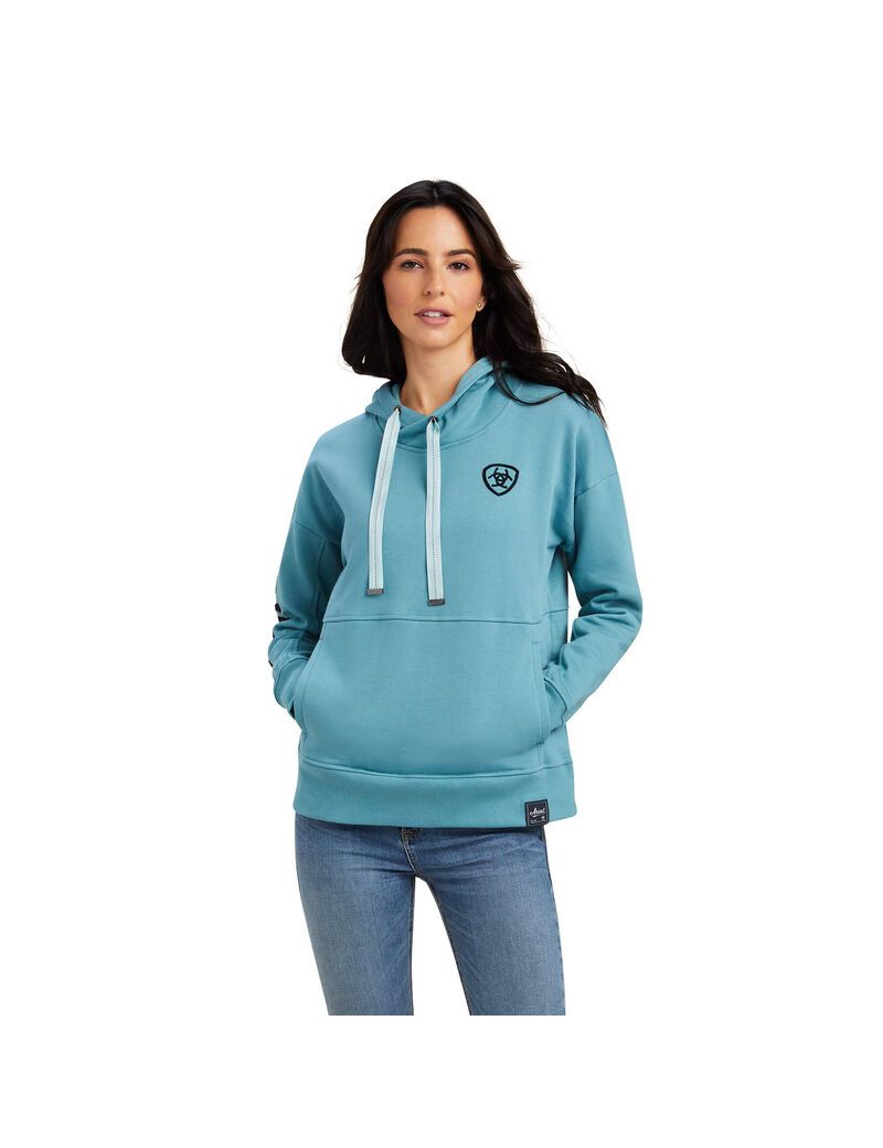 Ariat Rabere Hoodie Arctic Heather | ICYOEF-583