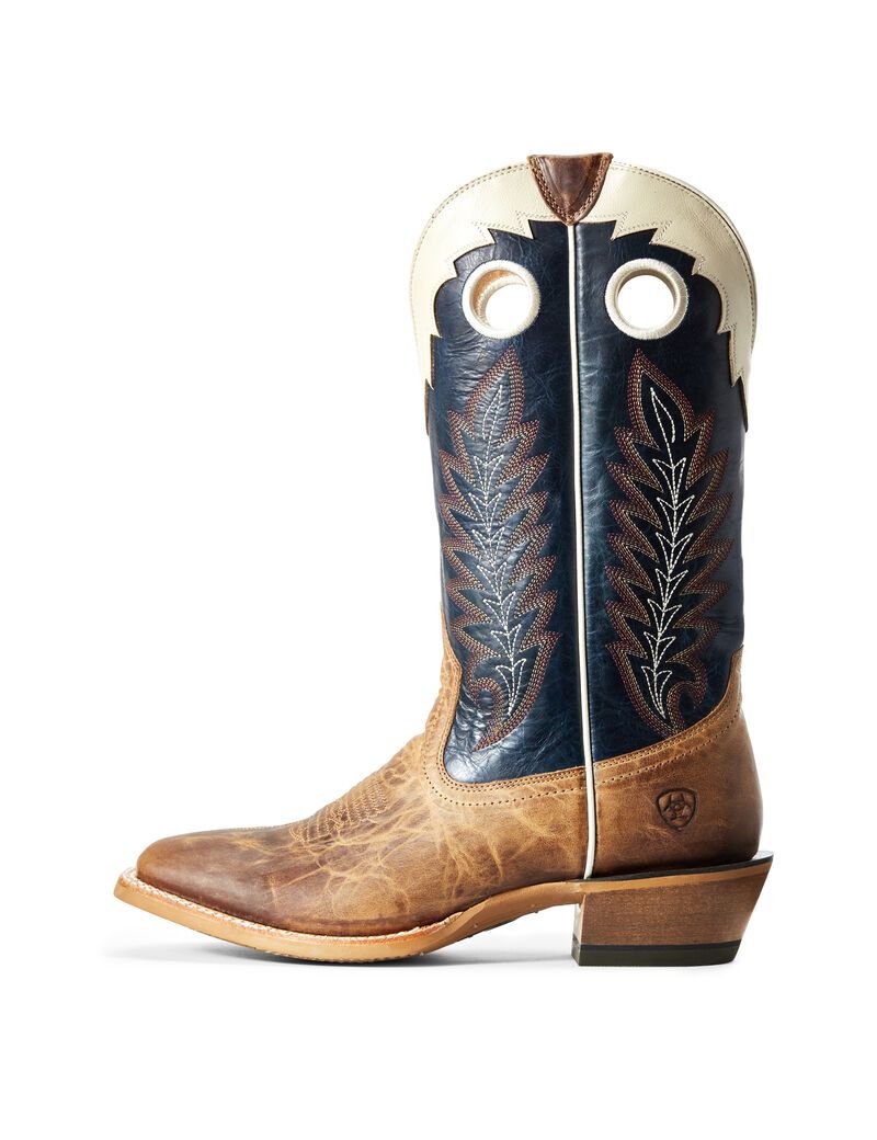 Ariat Real Deal Western Boot Dusted Wheat | OYDGFZ-152