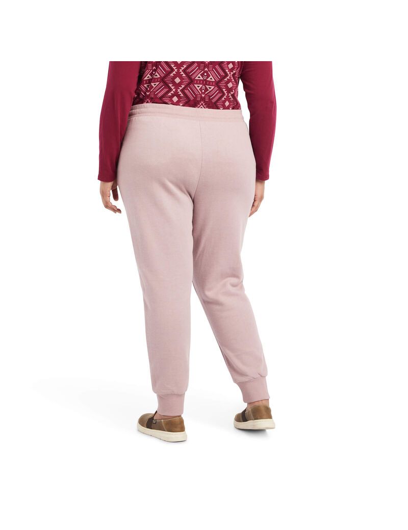 Ariat Real Jogger Sweatpants Nostalgia Rose Heather | MFOHSC-621