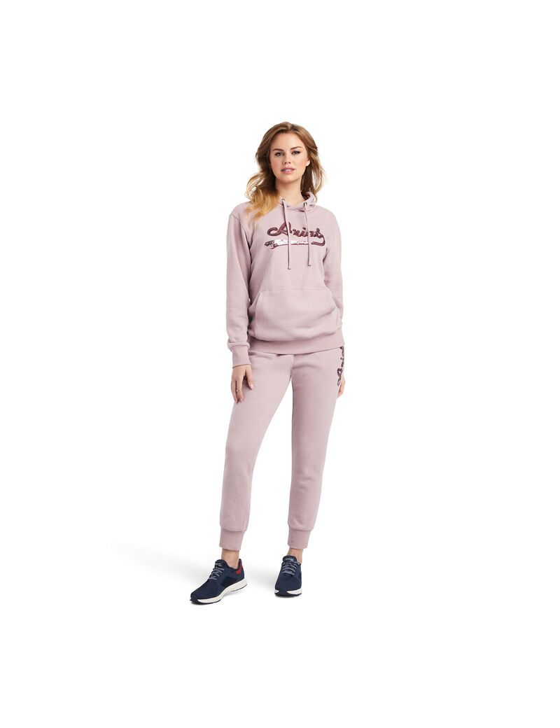 Ariat Real Jogger Sweatpants Nostalgia Rose Heather | MFOHSC-621