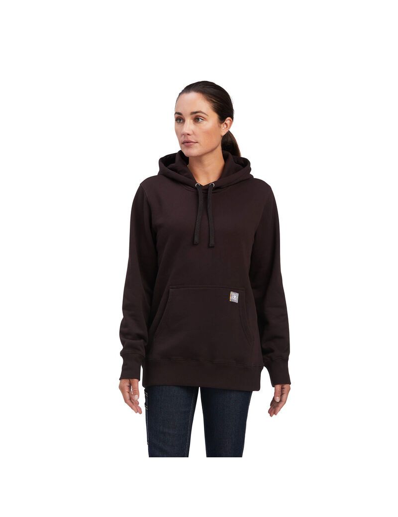 Ariat Rebar Aztec Flag Graphic Hoodie Mole | XASNUP-728