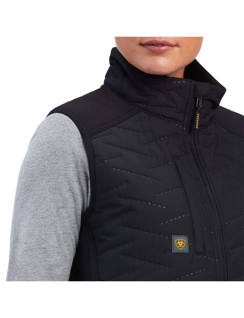 Ariat Rebar Cloud 9 Vest Black | RKYQDX-183