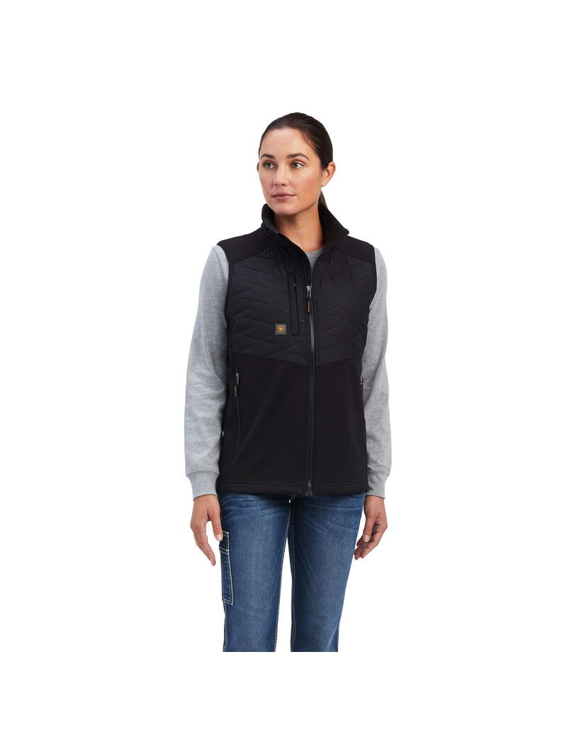 Ariat Rebar Cloud 9 Vest Black | RKYQDX-183