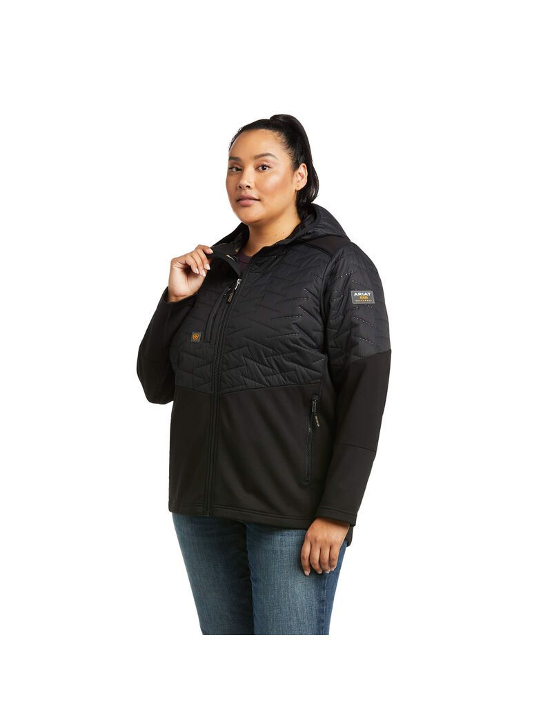 Ariat Rebar Cloud 9 Water Resistant Insulated Jacket Black | WEDMTR-457