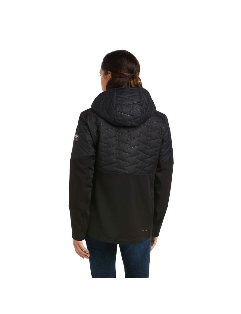 Ariat Rebar Cloud 9 Water Resistant Insulated Jacket Black | WEDMTR-457