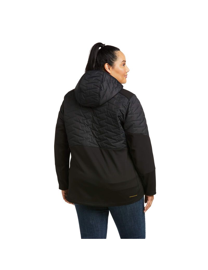 Ariat Rebar Cloud 9 Water Resistant Insulated Jacket Black | WEDMTR-457