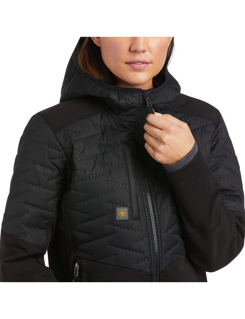 Ariat Rebar Cloud 9 Water Resistant Insulated Jacket Black | WEDMTR-457