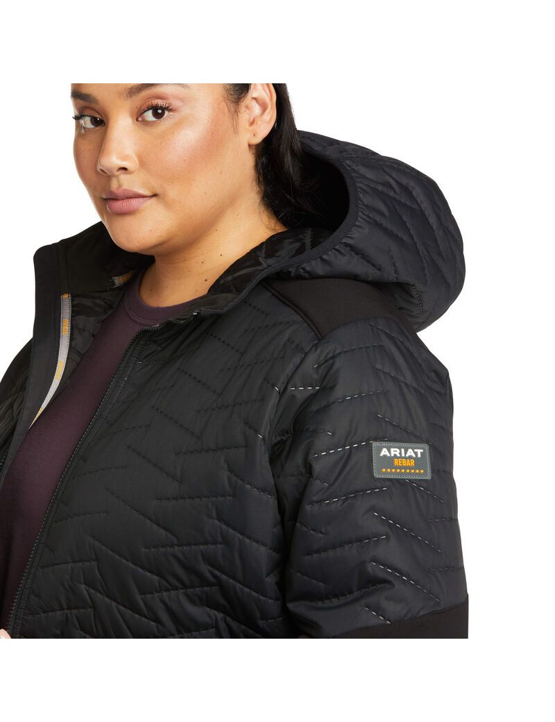 Ariat Rebar Cloud 9 Water Resistant Insulated Jacket Black | WEDMTR-457