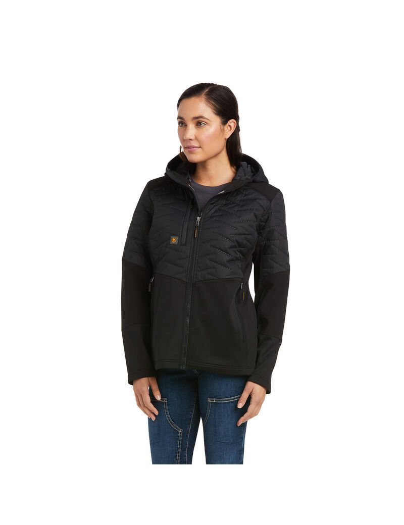 Ariat Rebar Cloud 9 Water Resistant Insulated Jacket Black | WEDMTR-457