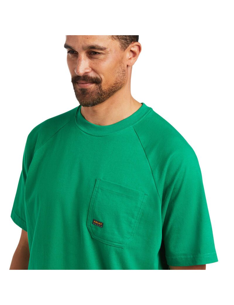 Ariat Rebar Cotton Strong T-Shirt Amazon | ACSLWB-928