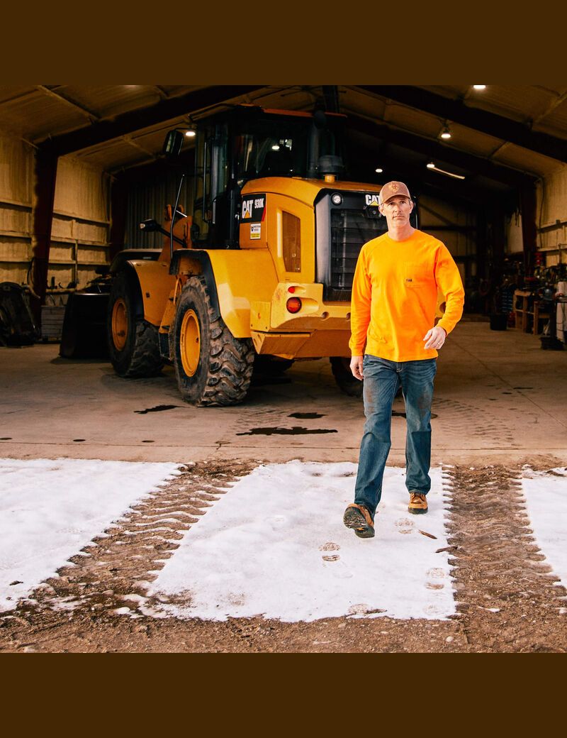 Ariat Rebar Cotton Strong T-Shirt Safety Orange | WJRPUL-786