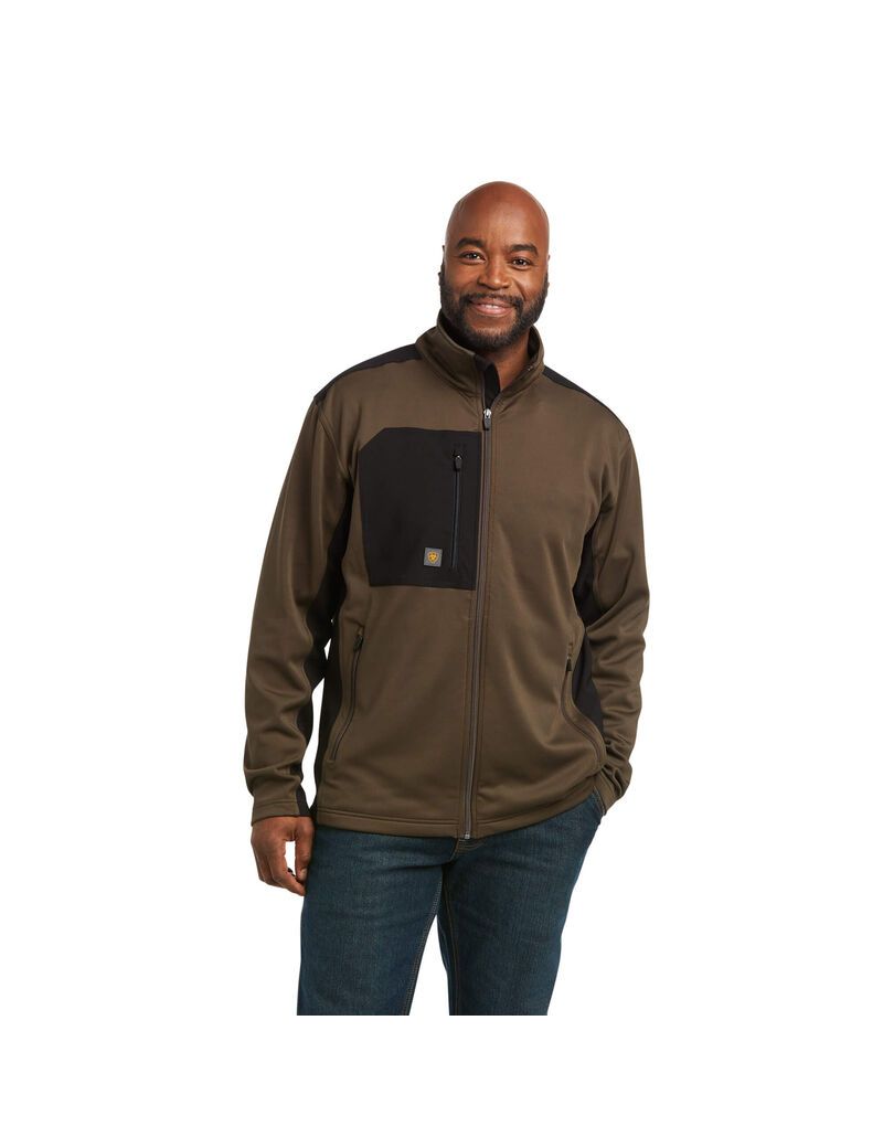 Ariat Rebar Dri-Tech DuraStretch Fleece Hybrid Jacket Wren | COIDHS-379