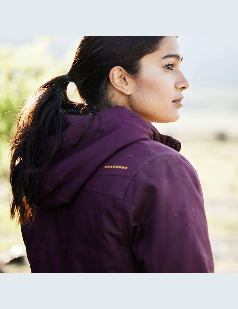 Ariat Rebar DuraCanvas Insulated Jacket Plum Perfect | VUDHNQ-514