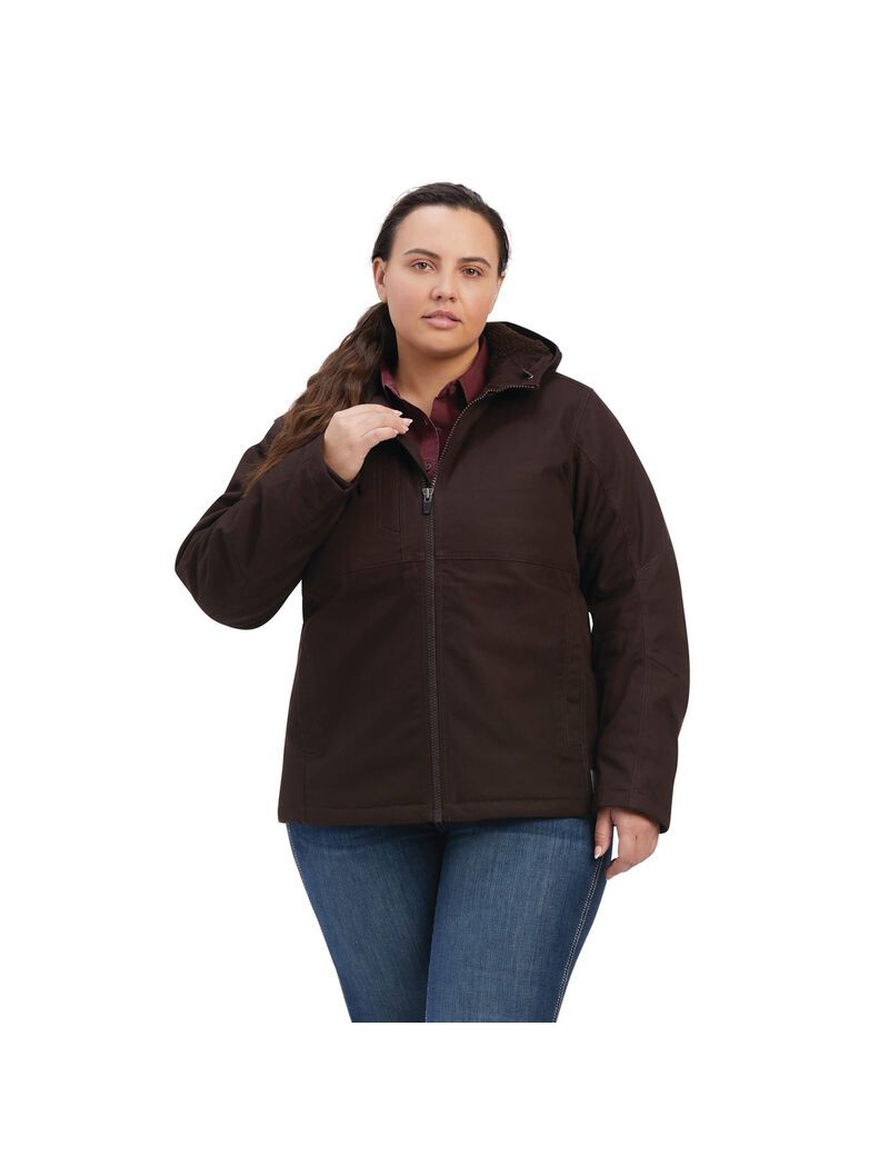 Ariat Rebar DuraCanvas Insulated Jacket Mole | WRQPYA-956