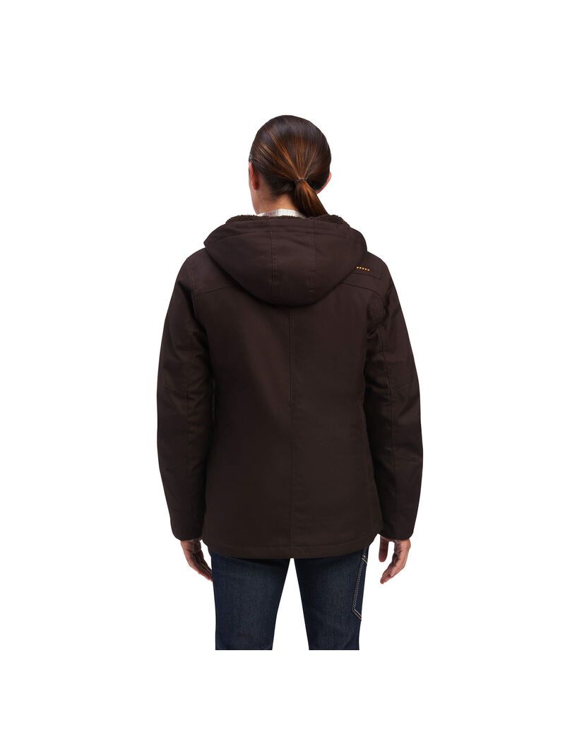 Ariat Rebar DuraCanvas Insulated Jacket Mole | WRQPYA-956