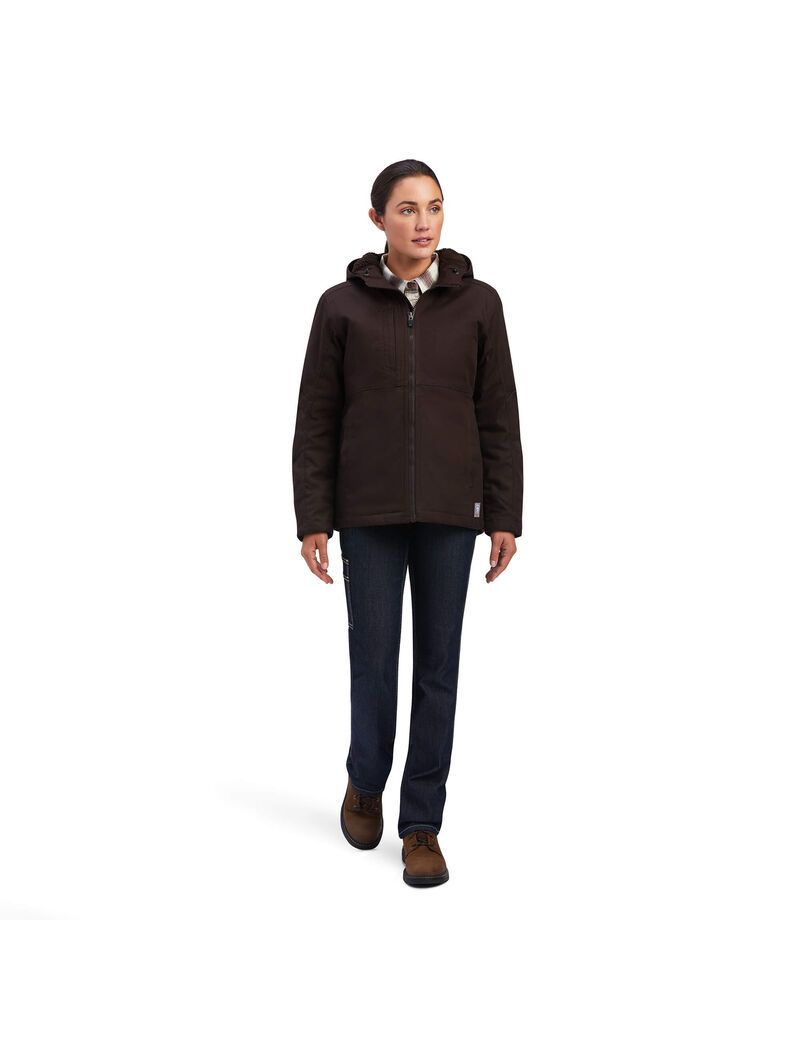 Ariat Rebar DuraCanvas Insulated Jacket Mole | WRQPYA-956